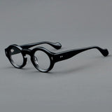 Yuki Vintage Acetate Glasses Frame Round Frames Southood Black
