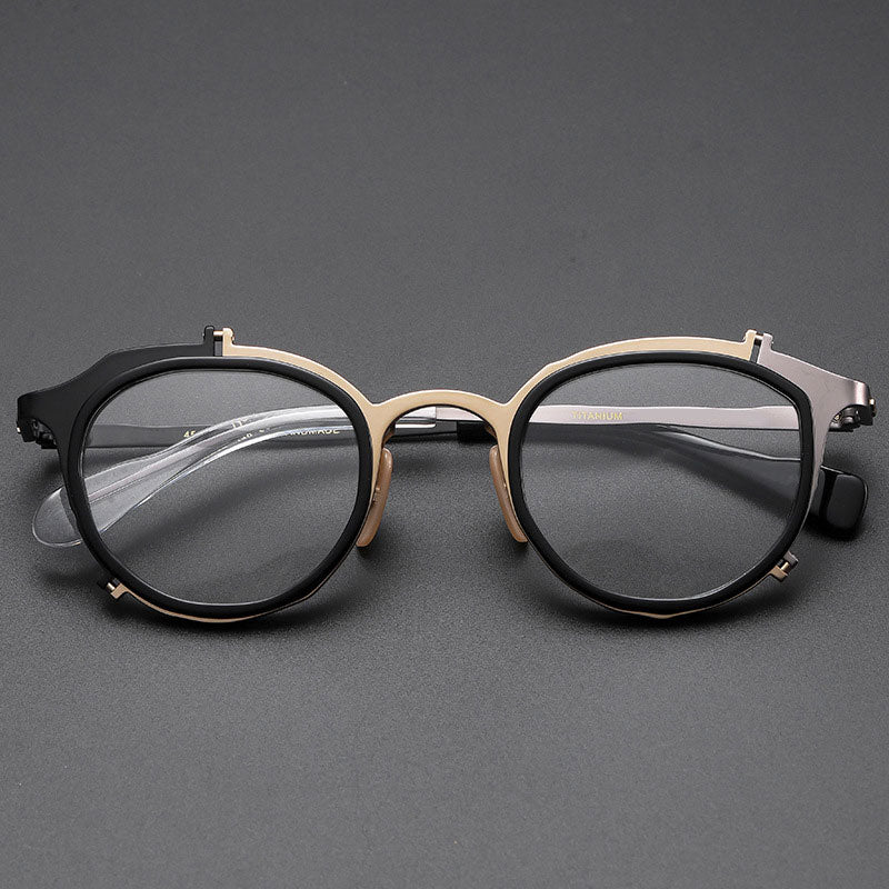Wren Titanium Retro Hand Made Glasses Frame