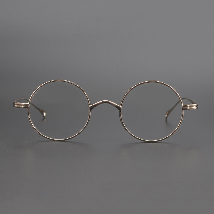 Monroe Titanium Round Glasses Frame