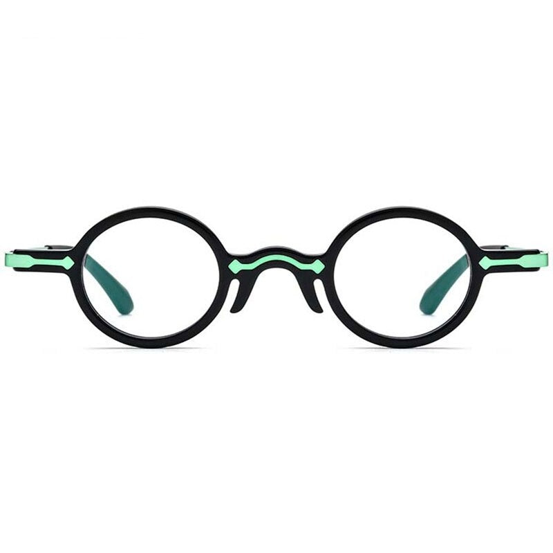 Leif  Retro Small Round Acetate Glasses Frame
