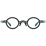 Leif  Retro Small Round Acetate Glasses Frame