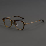 Fezell Vintage Titanium Acetate Glasses Frame