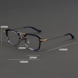 Fezell Vintage Titanium Acetate Glasses Frame