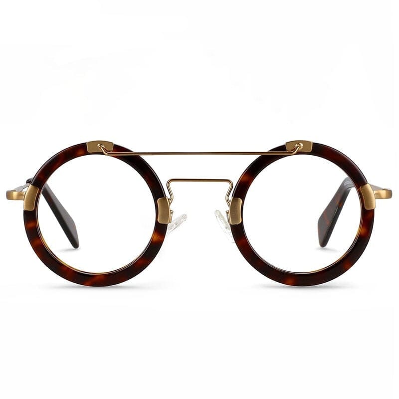 Edra Vintage Acetate Round Optical Glasses Frame