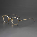 Monroe Titanium Round Glasses Frame