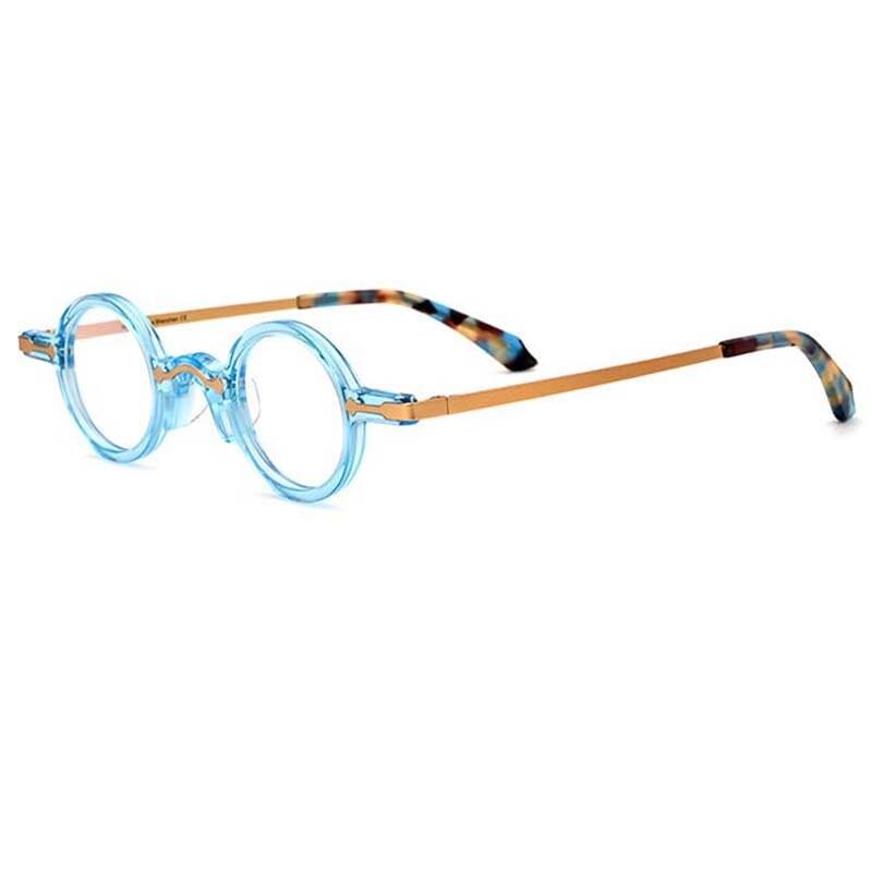 Leif  Retro Small Round Acetate Glasses Frame