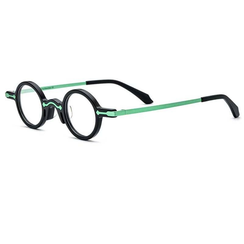 Leif  Retro Small Round Acetate Glasses Frame