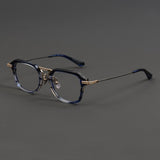 Fezell Vintage Titanium Acetate Glasses Frame