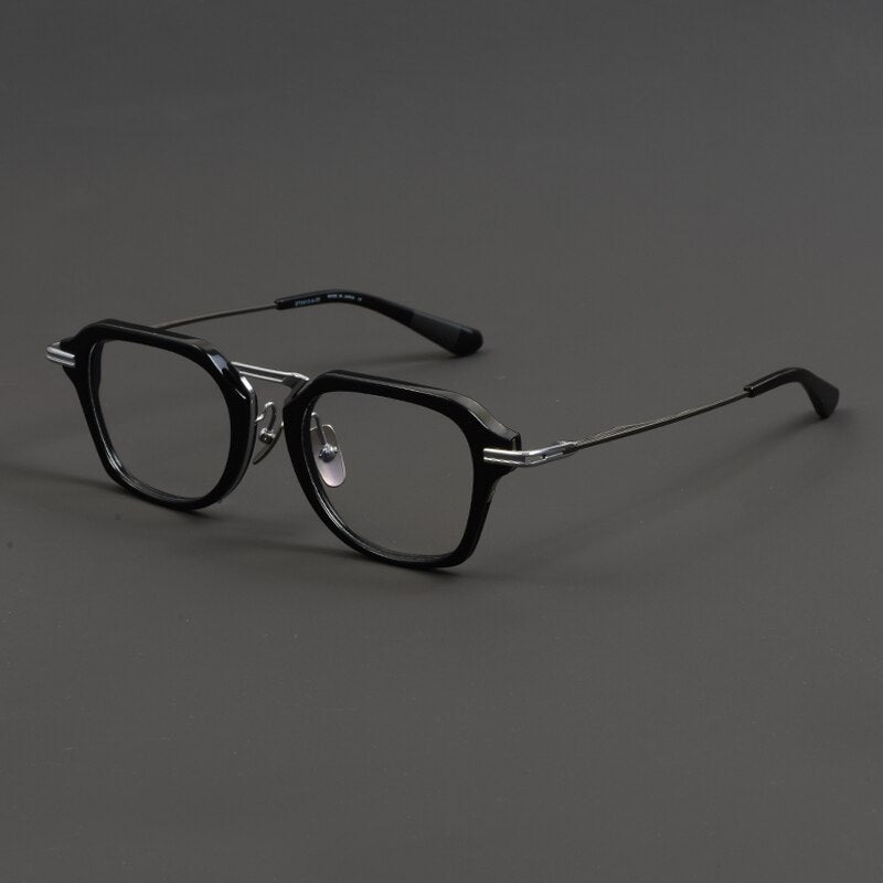 Fezell Vintage Titanium Acetate Glasses Frame