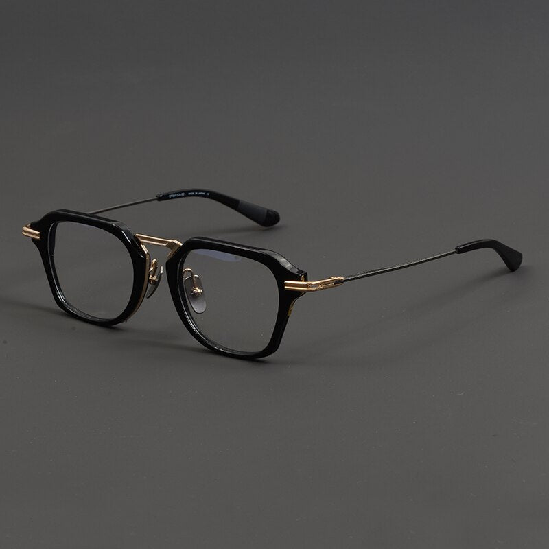 Fezell Vintage Titanium Acetate Glasses Frame