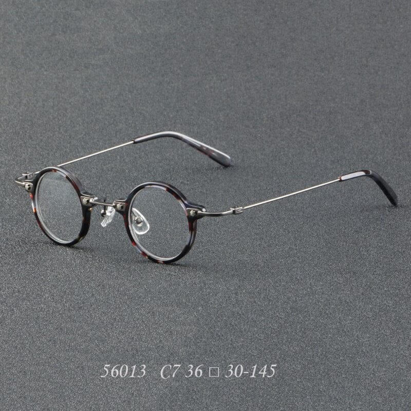Orita Small Punk Round Glasses Frame
