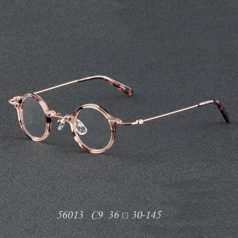 Orita Small Punk Round Glasses Frame