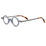 Leif  Retro Small Round Acetate Glasses Frame
