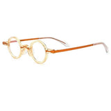 Leif  Retro Small Round Acetate Glasses Frame