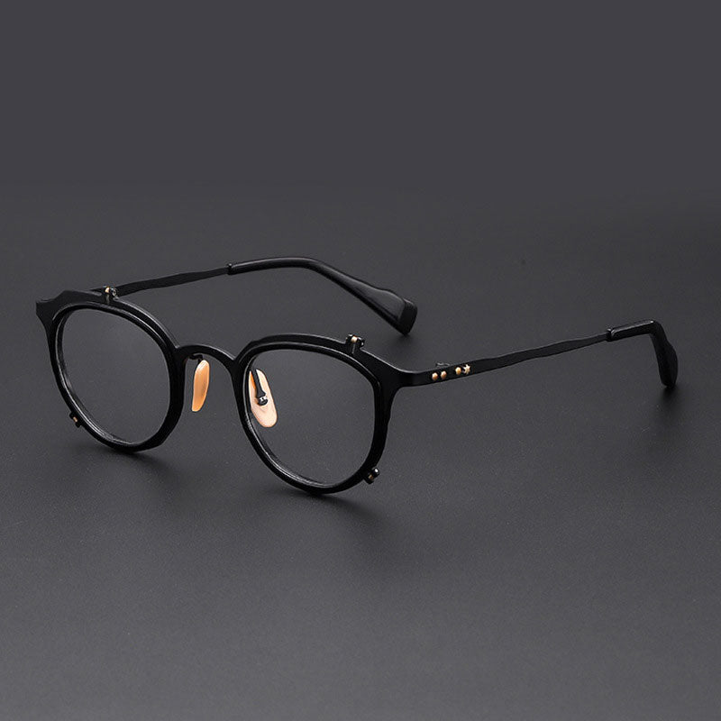 Wren Titanium Retro Hand Made Glasses Frame
