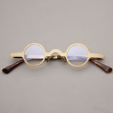 Marc Retro Small Round Glasses Frame Round Frames Southood Gold
