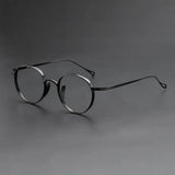 Monroe Titanium Round Glasses Frame