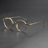 Monroe Titanium Round Glasses Frame