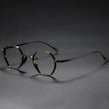 Monroe Titanium Round Glasses Frame