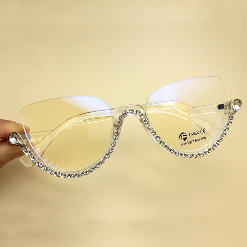 Royda Cat Eye Rhinestone Eyewear