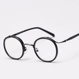 Will TR90 Punk Retro Round Glasses Frame