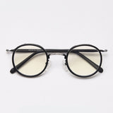 Will TR90 Punk Retro Round Glasses Frame