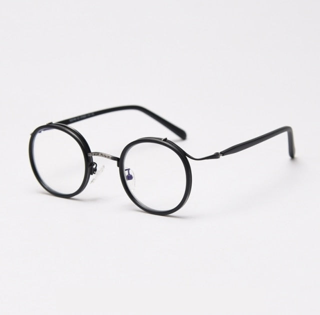 Will TR90 Punk Retro Round Glasses Frame
