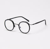 Will TR90 Punk Retro Round Glasses Frame