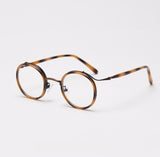 Will TR90 Punk Retro Round Glasses Frame