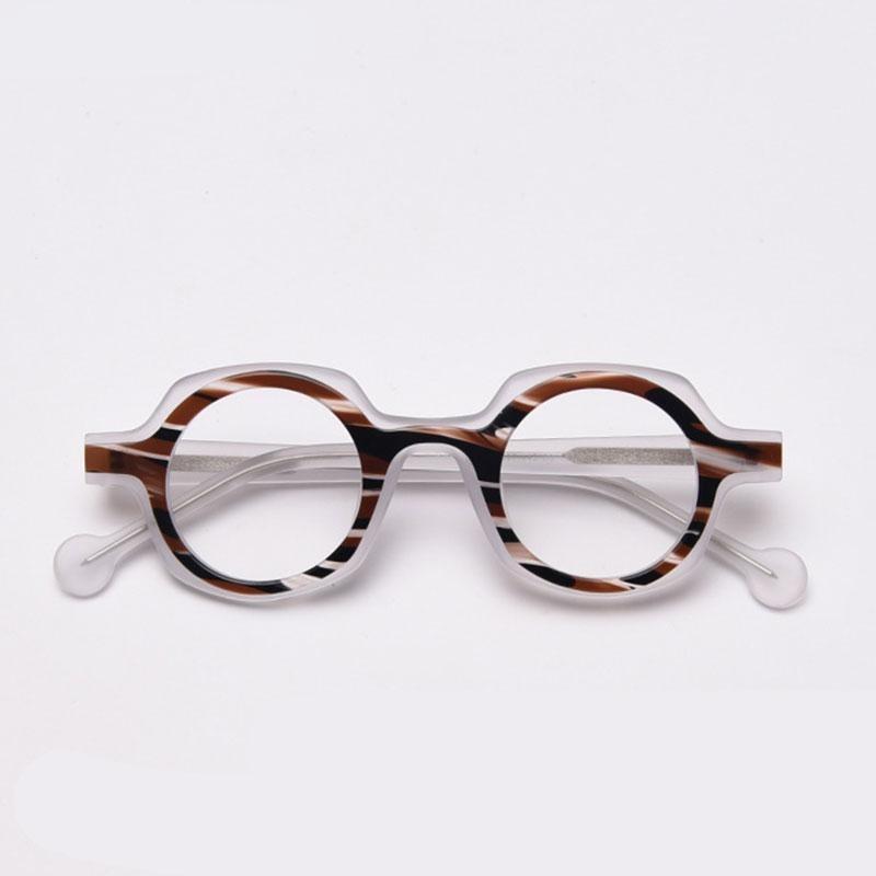 Lou Retro Round Acetate Optical Glasses Frame