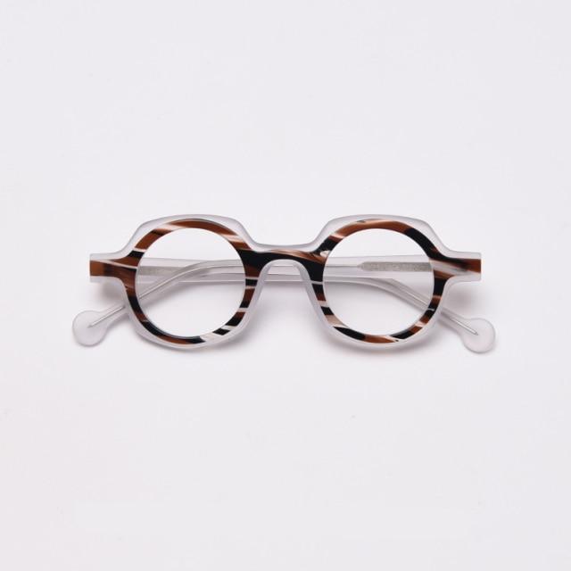 Lou Retro Round Acetate Optical Glasses Frame