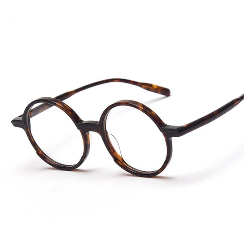 Glen Round Vintage Acetate Optical Glasses Frame