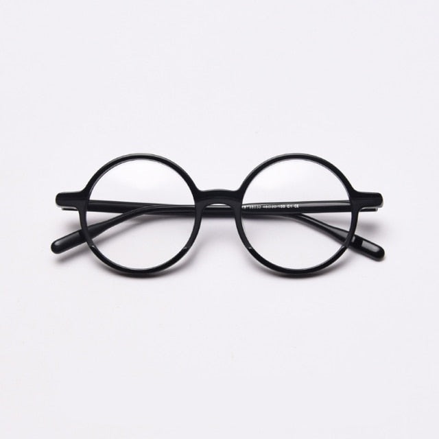 Glen Round Vintage Acetate Optical Glasses Frame