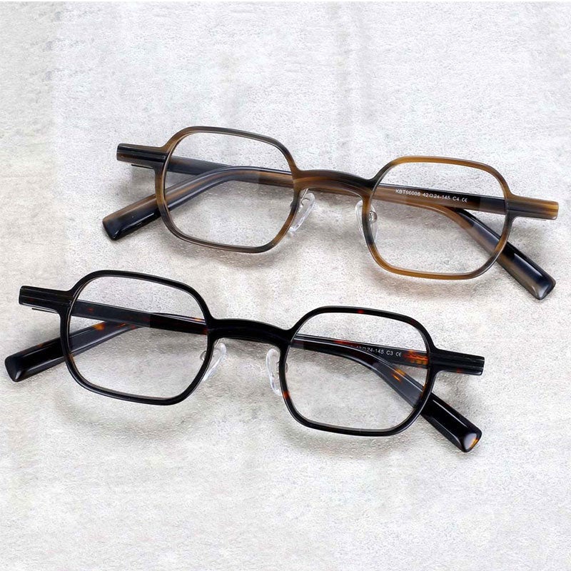 Ian Small Square Acetate Optical Glasses Frame