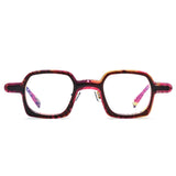 Amos Acetate Retro Square Optical Glasses Frame