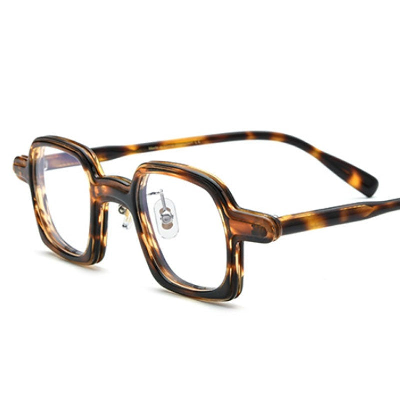 Amos Acetate Retro Square Optical Glasses Frame
