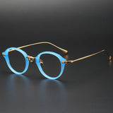 Drew Round Titanium Glasses Frame