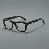 Sutton Retro Rectangle Acetate Glasses Frame