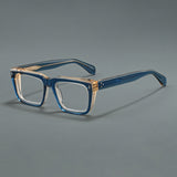 Sutton Retro Rectangle Acetate Glasses Frame