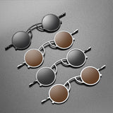 GO Round Titanium Glasses Frame With Magnetic Sunglasses Clips