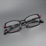 Burhan Vintage Alloy Eyeglasses Frame
