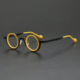 Jago Titanium Acetate Round Glasses Frame