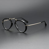 Laver Retro Aviator Acetate Glasses Frame