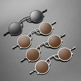GO Round Titanium Glasses Frame With Magnetic Sunglasses Clips