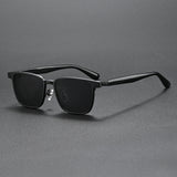 Gavi Acetate Alloy Glasses Frame With Magnetic Sunglasses Clips