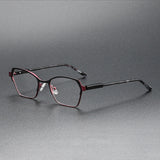 Burhan Vintage Alloy Eyeglasses Frame