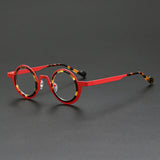 Jago Titanium Acetate Round Glasses Frame