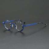 Jago Titanium Acetate Round Glasses Frame