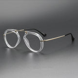 Laver Retro Aviator Acetate Glasses Frame