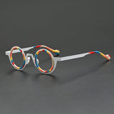 Jago Titanium Acetate Round Glasses Frame